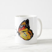 Schmetterling Watercolor drawingWhite Tasse (VorderseiteRechts)