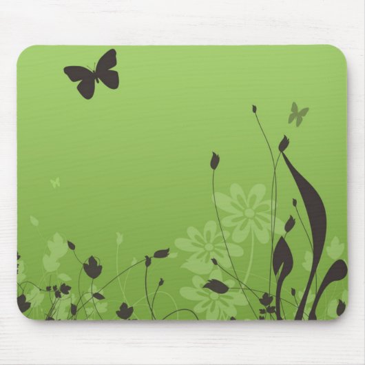 Schmetterling weg mousepad (Vorne)