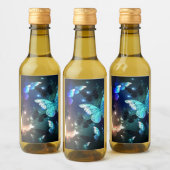 Schmetterling Weinetikett (Flaschen)