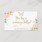 Schmetterling wie groß ist der Bauch der Mama Begleitkarte (Vorderseite)