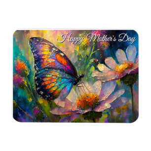 Schmetterling Wildblume Sonnenaufgang Muttertag Magnet