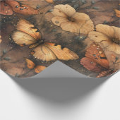 Schmetterling Wildblume Vintage (5) Geschenkpapier (Ecke)