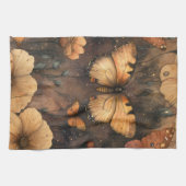 Schmetterling Wildblume Vintage (8) Geschirrtuch (Horizontal)