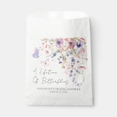 Schmetterling Wildblumen Brautparty Geschenktütchen (Vorderseite)