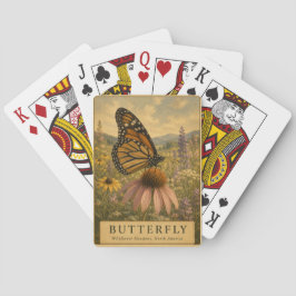 Schmetterling Wildblumenwiesen VINTAGE Spielkarten