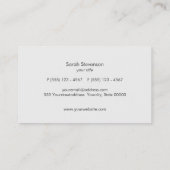 Schmetterling Wing Nature 2 Visitenkarte (Rückseite)