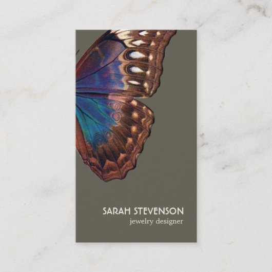 Schmetterling Wing Nature 2 Visitenkarte (Vorderseite)
