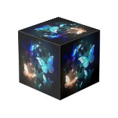 Schmetterling Würfel (Rückseite Schrägansicht)