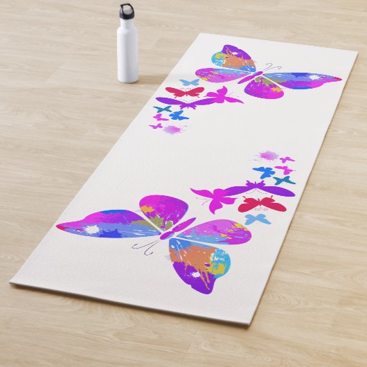 Schmetterling Yoga Mat Yogamatte (Beispiel)