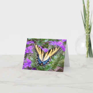 Schmetterling ziert meinen Garten Karte