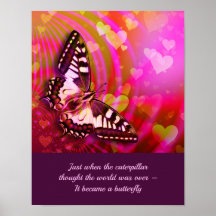 Schmetterling-Zitat zur Inspiration