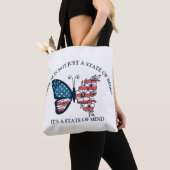 Schmetterling zum 4. Juli Tasche (Von Nahem)