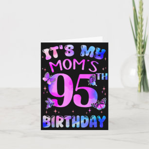 Schmetterling zum 95. Geburtstag der Mutter Glückl Karte