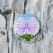 Schmetterling zurück zu Schule, Button (Beispiel)