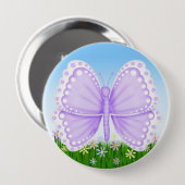 Schmetterling zurück zu Schule, Button (Vorne & Hinten)