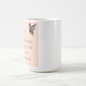 Schmetterling Zwei-Ton-Kaffeetasse Kaffeetasse (Mittel)