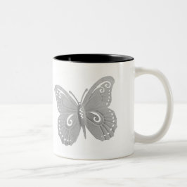 Schmetterling Zweifarbige Tasse