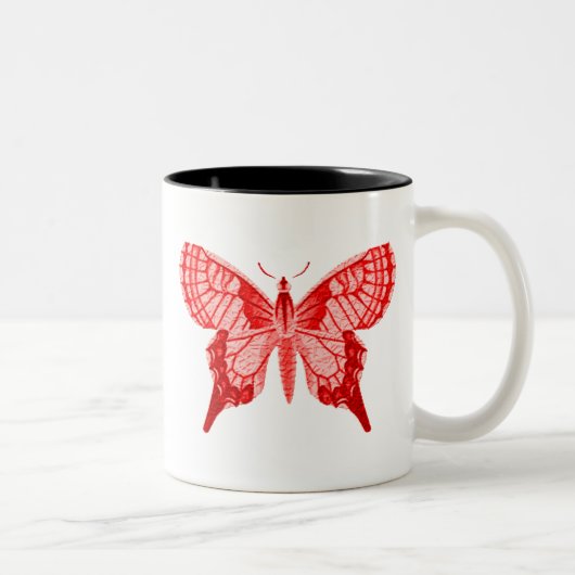 SCHMETTERLING. ZWEIFARBIGE TASSE (Rechts)