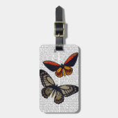 Schmetterlinge 3 gepäckanhänger (Vorderseite vertikal)