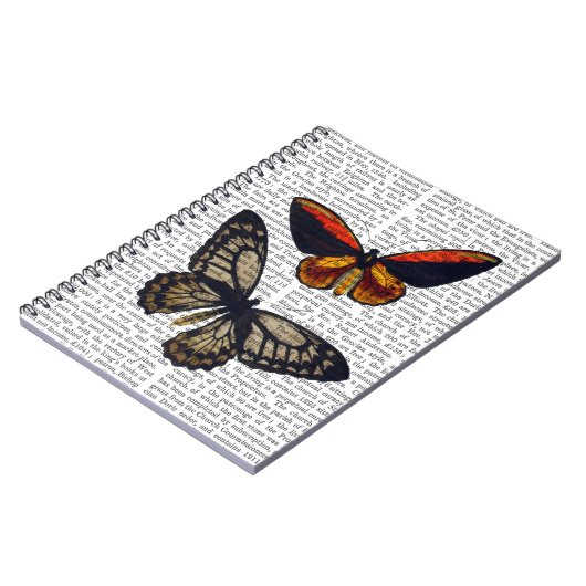 Schmetterlinge 3 notizblock (Linke Seite)