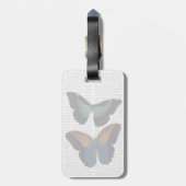 Schmetterlinge 5 gepäckanhänger (Rückseite vertikal)