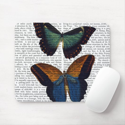 Schmetterlinge 5 mousepad (Mit Mouse)