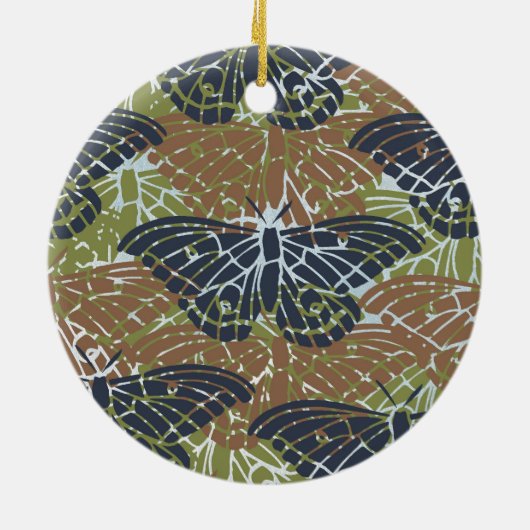 Schmetterlinge abstrakt keramikornament (Hinten)