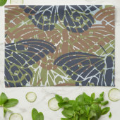 Schmetterlinge abstrakt küchentuch (Gefaltet)