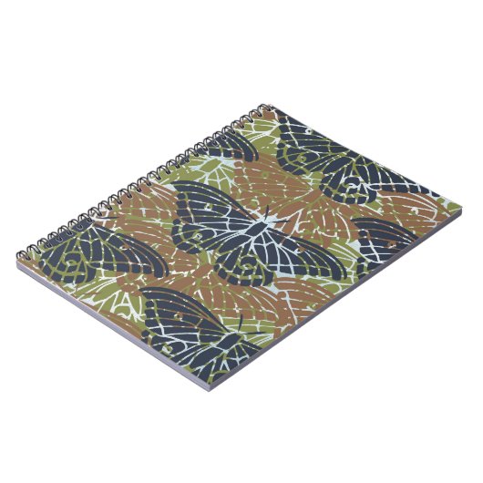 Schmetterlinge Abstrakt Notizblock (Linke Seite)