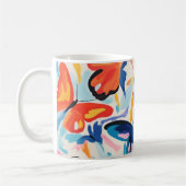Schmetterlinge abstrakte Malerei. Kaffeetasse (Links)