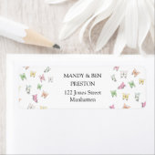 Schmetterlinge - adresskleber (Insitu)