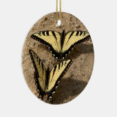 Schmetterlinge am Strand Keramik Ornament (Rechts)