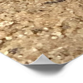 Schmetterlinge am Strand Poster (Ecke)