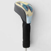 Schmetterlinge am Tag Golf Headcover (angewinkelt)