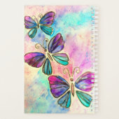 Schmetterlinge - Anpassbar + Hinzufügen von Text / Planer (Rückseite)