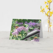 Schmetterlinge anpassen karte (Gelbe Blume)