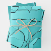 Schmetterlinge Aquamarin Geschenkpapier Set (Beispiel)