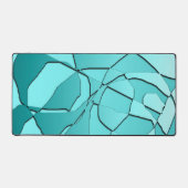 Schmetterlinge Aquamarin Schreibtischunterlage (Vorderseite)