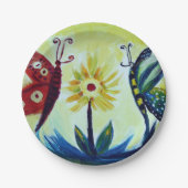 Schmetterlinge Art Custom Paper Teller 7 in (Vorderseite)