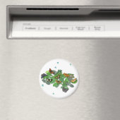 Schmetterlinge auf Blätter Magnet (In Situ (Geschirrspüler))