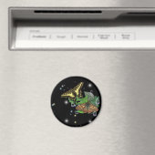 Schmetterlinge auf Blätter Magnet (In Situ (Geschirrspüler))