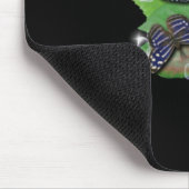 Schmetterlinge auf Blätter Mousepad (Ecke)