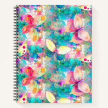 Schmetterlinge auf Blume Feld Aqua Türkis