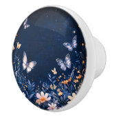 Schmetterlinge auf der Sternennacht Keramikknauf (Rechts)