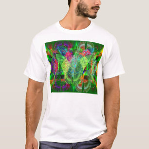 Schmetterlinge auf der Wand T-Shirt