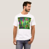 Schmetterlinge auf der Wand T-Shirt (Vorne ganz)