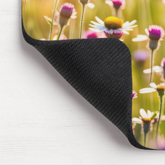 Schmetterlinge auf der Wiese der Wildblume Mousepad (Ecke)