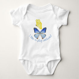Schmetterlinge auf einem Baby-Bodysuit (B) Baby Strampler