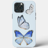 Schmetterlinge auf einem iPhone Case (B) (Rückseite)