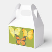 Schmetterlinge auf einer Gable Gvor Box Geschenkschachtel (Rückseite)